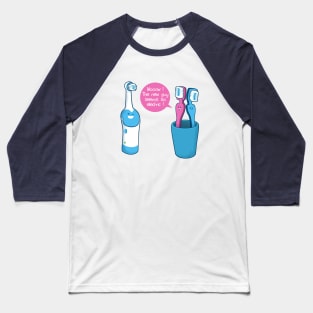 Toothbrush Fall In Electric Love Baseball T-Shirt